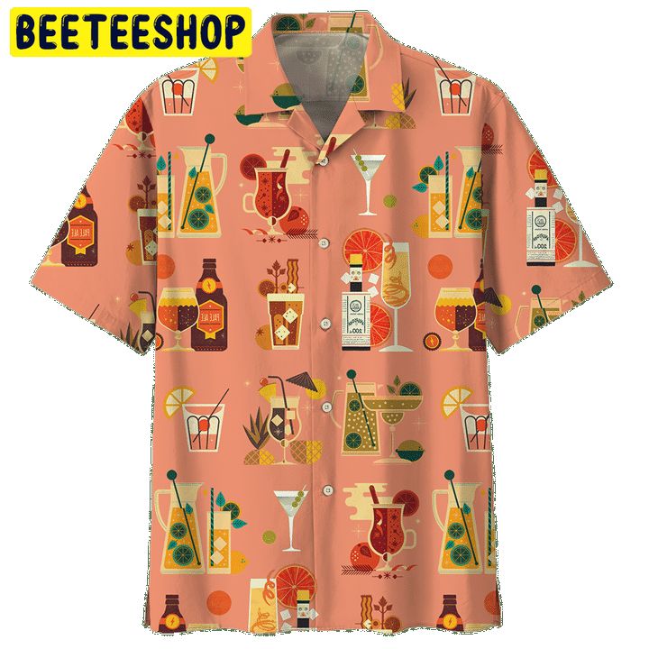 Chill Cocktail Trending Hawaiian Shirt Chill Cocktail Trending Hawaiian Shirt