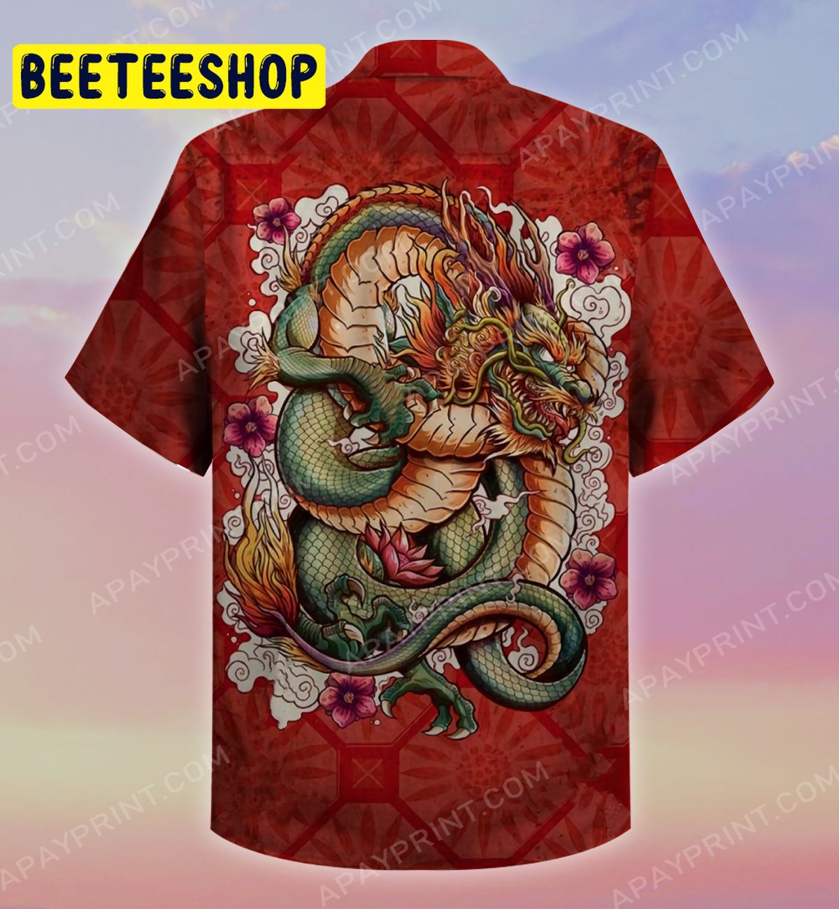 Chinese Dragon Trending Hawaiian Shirt Chinese Dragon Trending Hawaiian Shirt