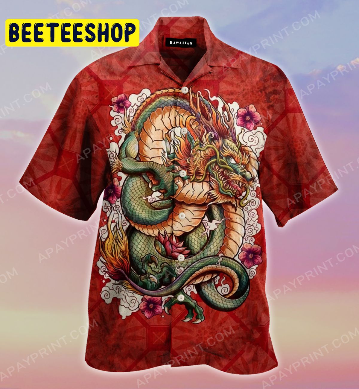 Chinese Dragon Trending Hawaiian Shirt Chinese Dragon Trending Hawaiian Shirt