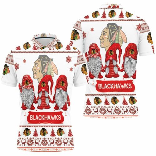 Christmas Gnomes Chicago Blackhawks Ugly Sweatshirt Christmas 3d 3D All Over Print Polo Shirt Christmas Gnomes Chicago Blackhawks Ugly Sweatshirt Christmas 3d 3D All Over Print Polo Shirt
