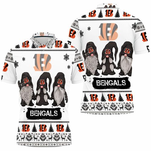 Christmas Gnomes Cincinnati Bengals Ugly Sweatshirt Christmas 3d 3D All Over Print Polo Shirt Christmas Gnomes Cincinnati Bengals Ugly Sweatshirt Christmas 3d 3D All Over Print Polo Shirt