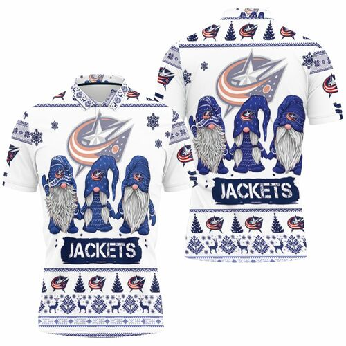 Christmas Gnomes Columbus Blue Jackets Ugly Sweatshirt Christmas 3d 3D All Over Print Polo Shirt Christmas Gnomes Columbus Blue Jackets Ugly Sweatshirt Christmas 3d 3D All Over Print Polo Shirt
