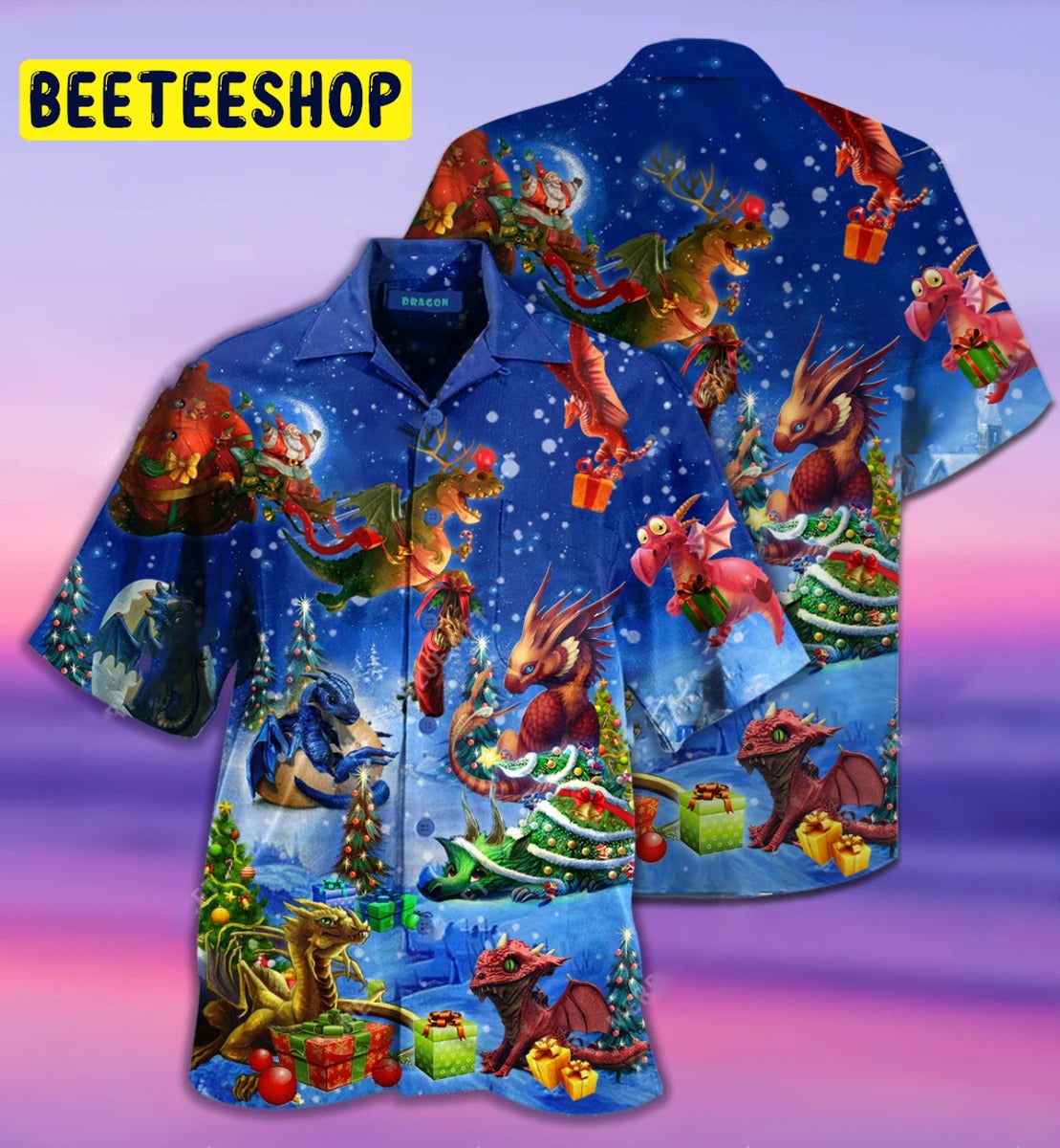 Christmas Holiday Dragon World Trending Hawaiian Shirt Christmas Holiday Dragon World Trending Hawaiian Shirt