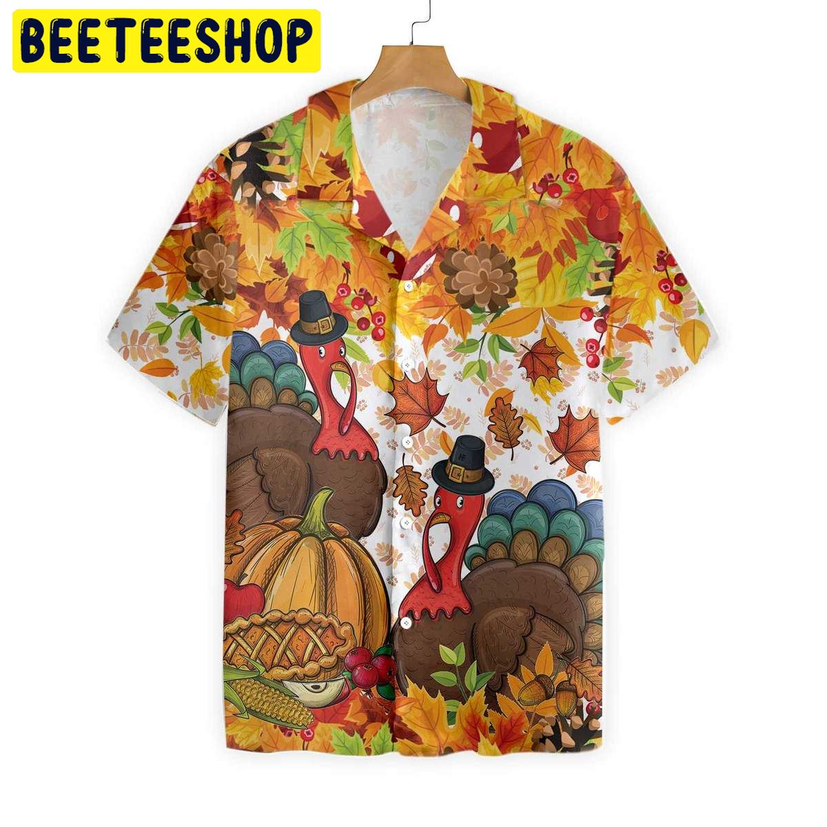 Colorful Festive Thanksgiving Trending Hawaiian Shirt Colorful Festive Thanksgiving Trending Hawaiian Shirt