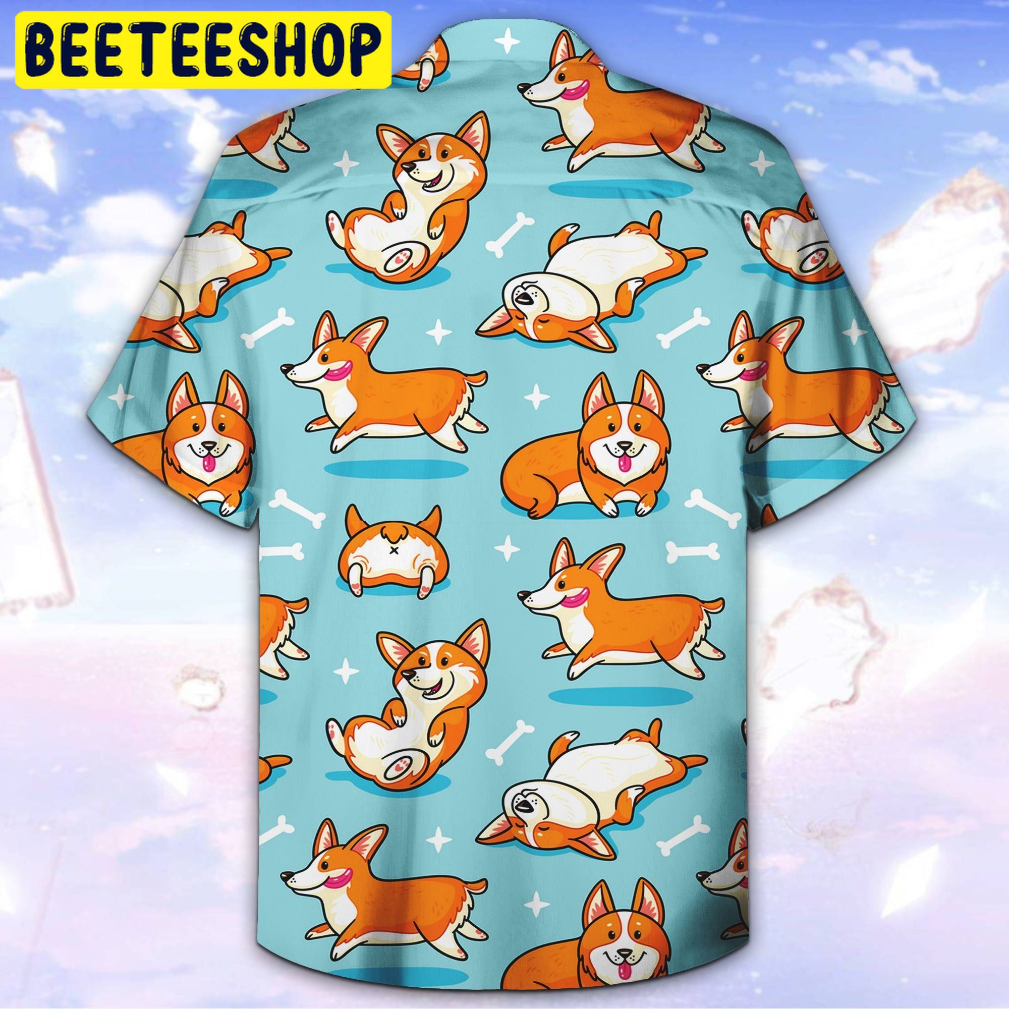 Corgi So Funny 3D All Over Printed Trending Hawaiian Shirt Corgi So Funny 3D All Over Printed Trending Hawaiian Shirt
