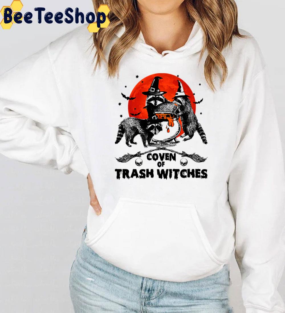 Coven Of Trash Witches Raccoon Halloween Trending Unisex T-Shirt Coven Of Trash Witches Raccoon Halloween Trending Unisex T-Shirt