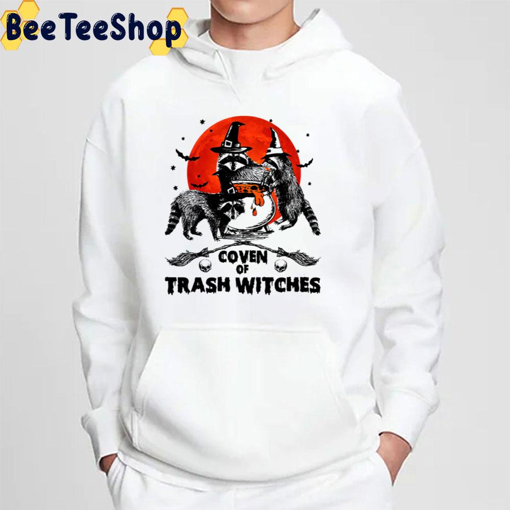 Coven Of Trash Witches Raccoon Halloween Trending Unisex T-Shirt Coven Of Trash Witches Raccoon Halloween Trending Unisex T-Shirt