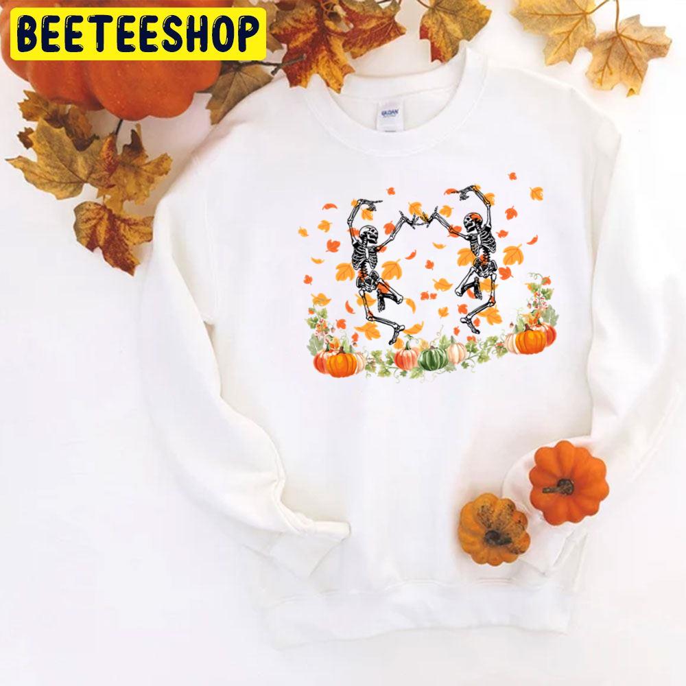 Creepin It Real Skeleton Dancing Fall Season Halloween Trending Unisex T-Shirt Creepin It Real Skeleton Dancing Fall Season Halloween Trending Unisex T-Shirt