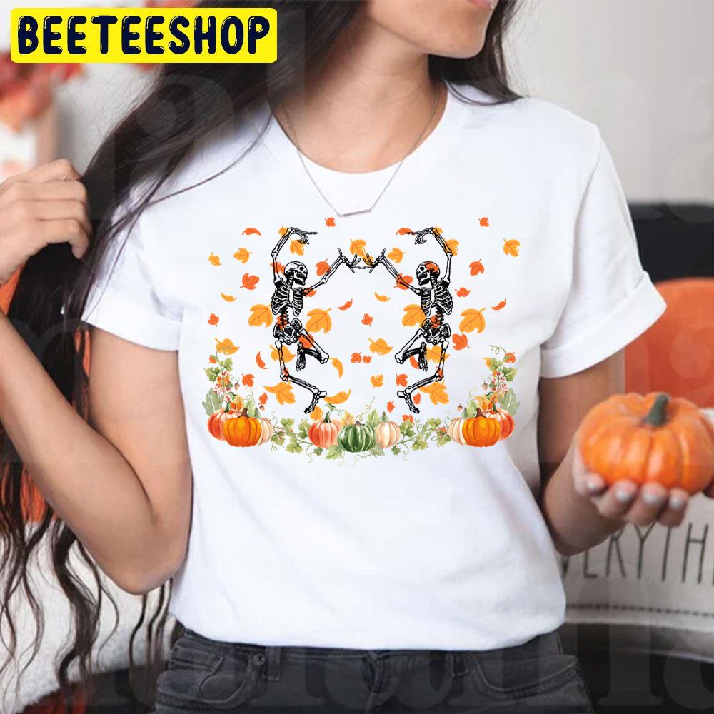 Creepin It Real Skeleton Dancing Fall Season Halloween Trending Unisex T-Shirt Creepin It Real Skeleton Dancing Fall Season Halloween Trending Unisex T-Shirt
