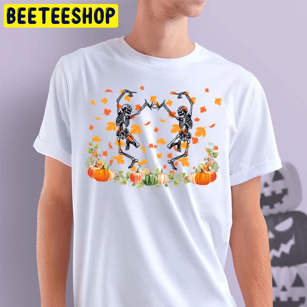 Creepin It Real Skeleton Dancing Fall Season Halloween Trending Unisex T-Shirt Creepin It Real Skeleton Dancing Fall Season Halloween Trending Unisex T-Shirt
