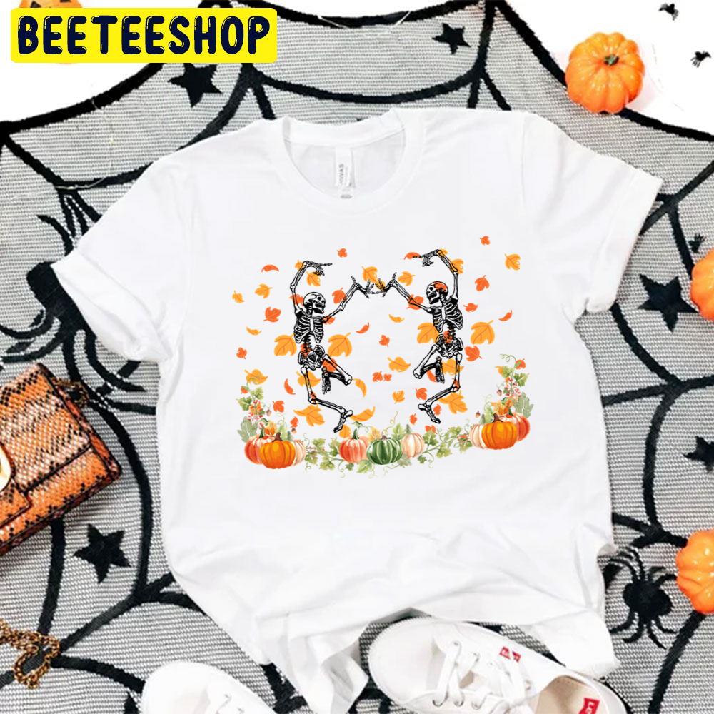 Creepin It Real Skeleton Dancing Fall Season Halloween Trending Unisex T-Shirt Creepin It Real Skeleton Dancing Fall Season Halloween Trending Unisex T-Shirt