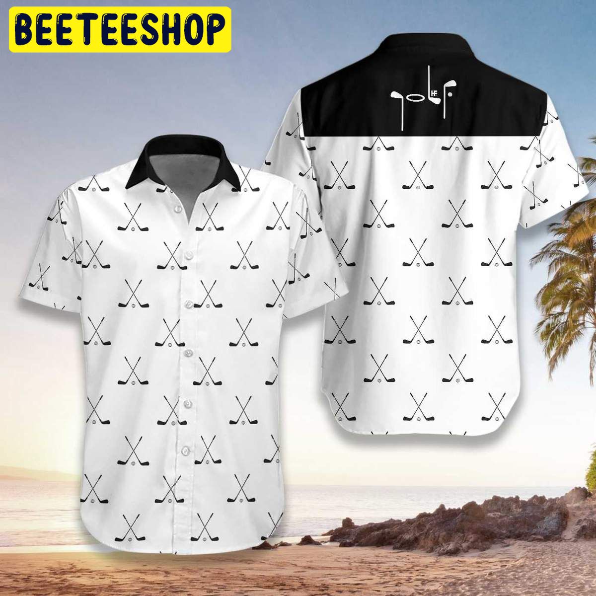 Cross Golf Clubs Pattern Trending Hawaiian Shirt Cross Golf Clubs Pattern Trending Hawaiian Shirt