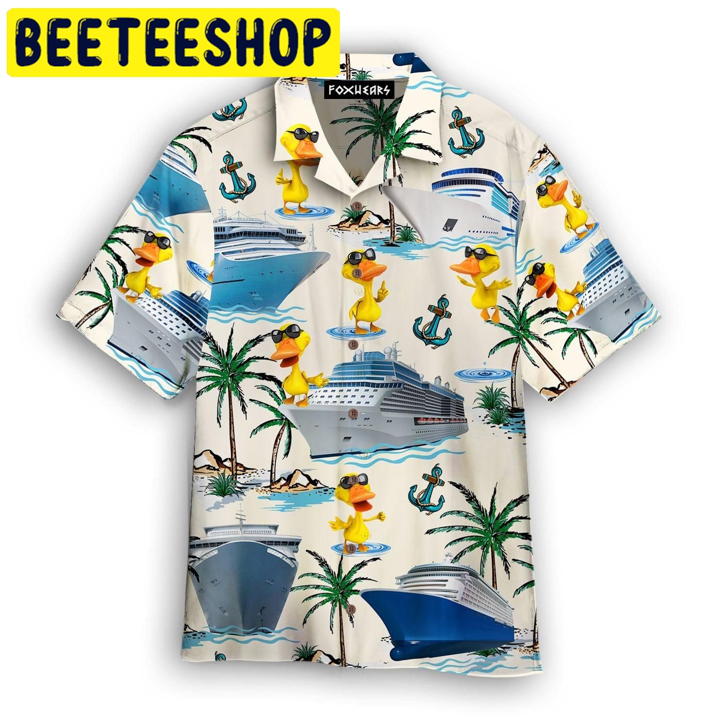 Cruising Duck Hawaiian Shirt Cruising Duck Hawaiian Shirt