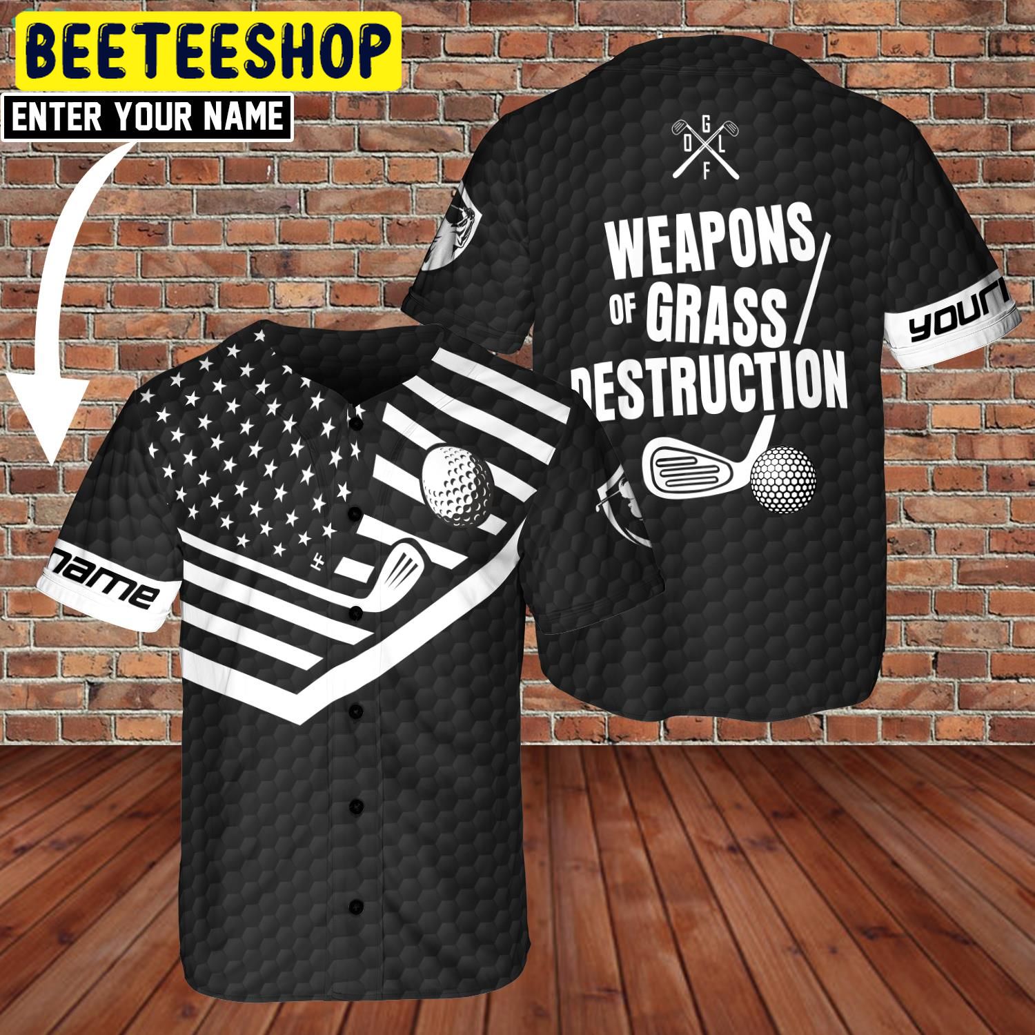 Custom Name Golf Weapons Of Grass Destruction Trending Jersey Baseball Custom Name Golf Weapons Of Grass Destruction Trending Jersey Baseball