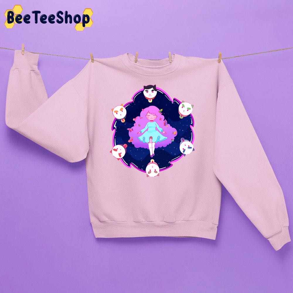 Cute Bee And Puppycat Trending Unisex Sweatshirt Cute Bee And Puppycat Trending Unisex Sweatshirt