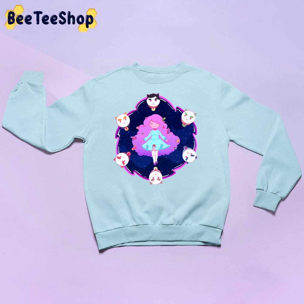 Cute Bee And Puppycat Trending Unisex Sweatshirt Cute Bee And Puppycat Trending Unisex Sweatshirt