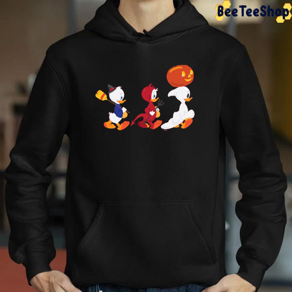 Cute Duck Halloween Ghost And Pumpkin Trending Unisex T-Shirt Cute Duck Halloween Ghost And Pumpkin Trending Unisex T-Shirt