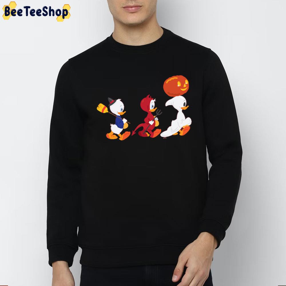 Cute Duck Halloween Ghost And Pumpkin Trending Unisex T-Shirt Cute Duck Halloween Ghost And Pumpkin Trending Unisex T-Shirt