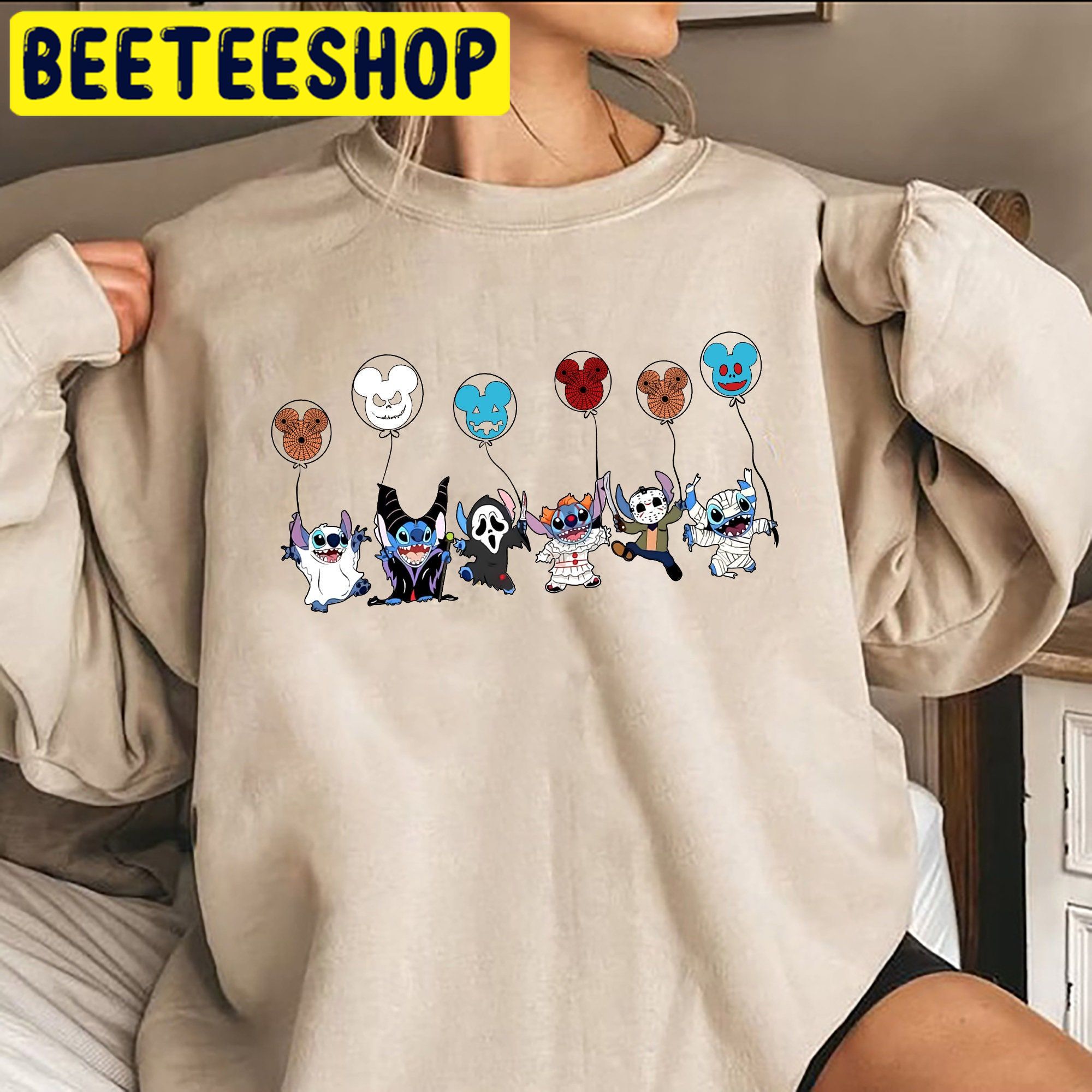 Cute Horror Killer Stitch HalloweenTrending Unisex Shirt Cute Horror Killer Stitch HalloweenTrending Unisex Shirt