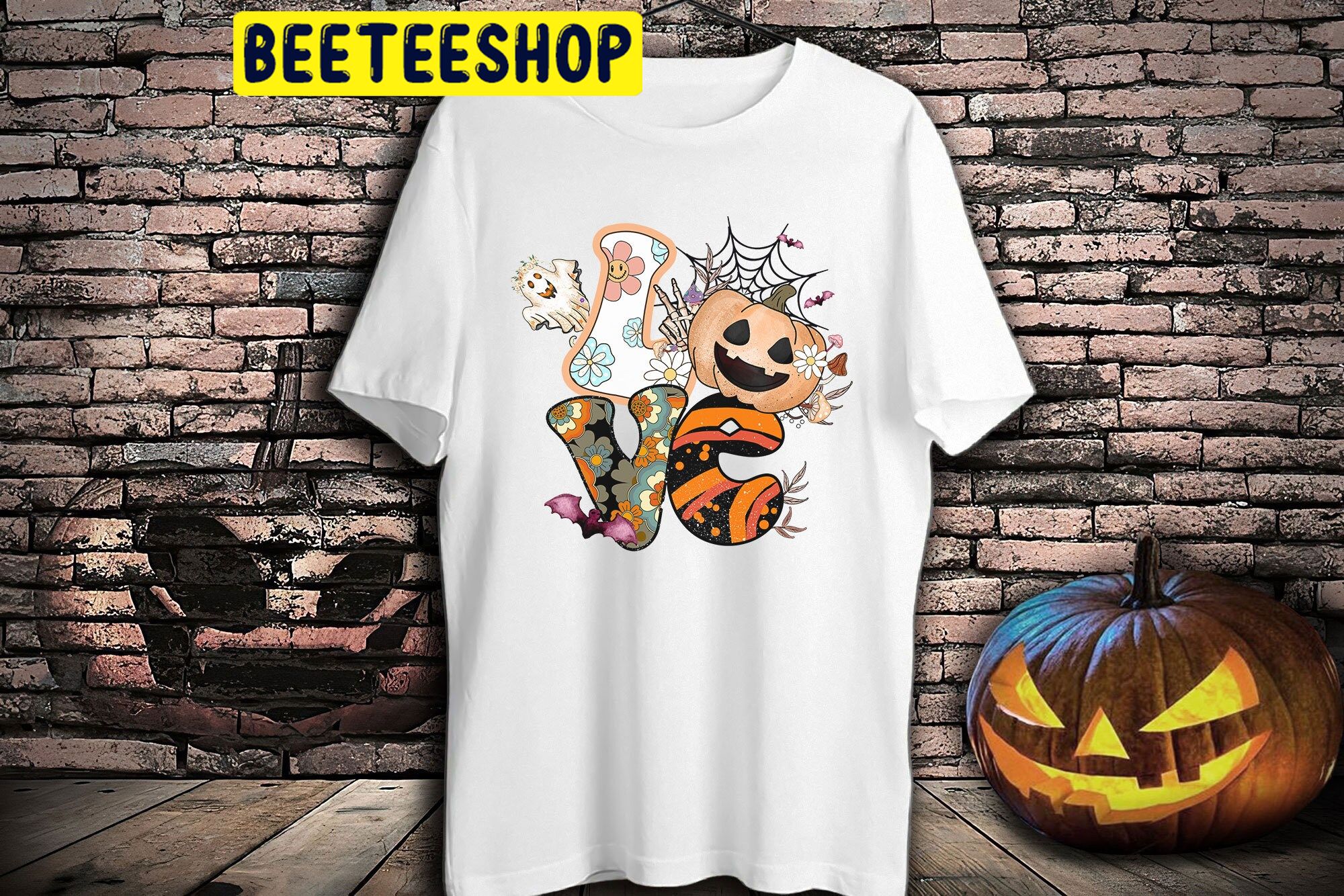 Cute Love Halloween Sublimation Trending Unisex Shirt Cute Love Halloween Sublimation Trending Unisex Shirt