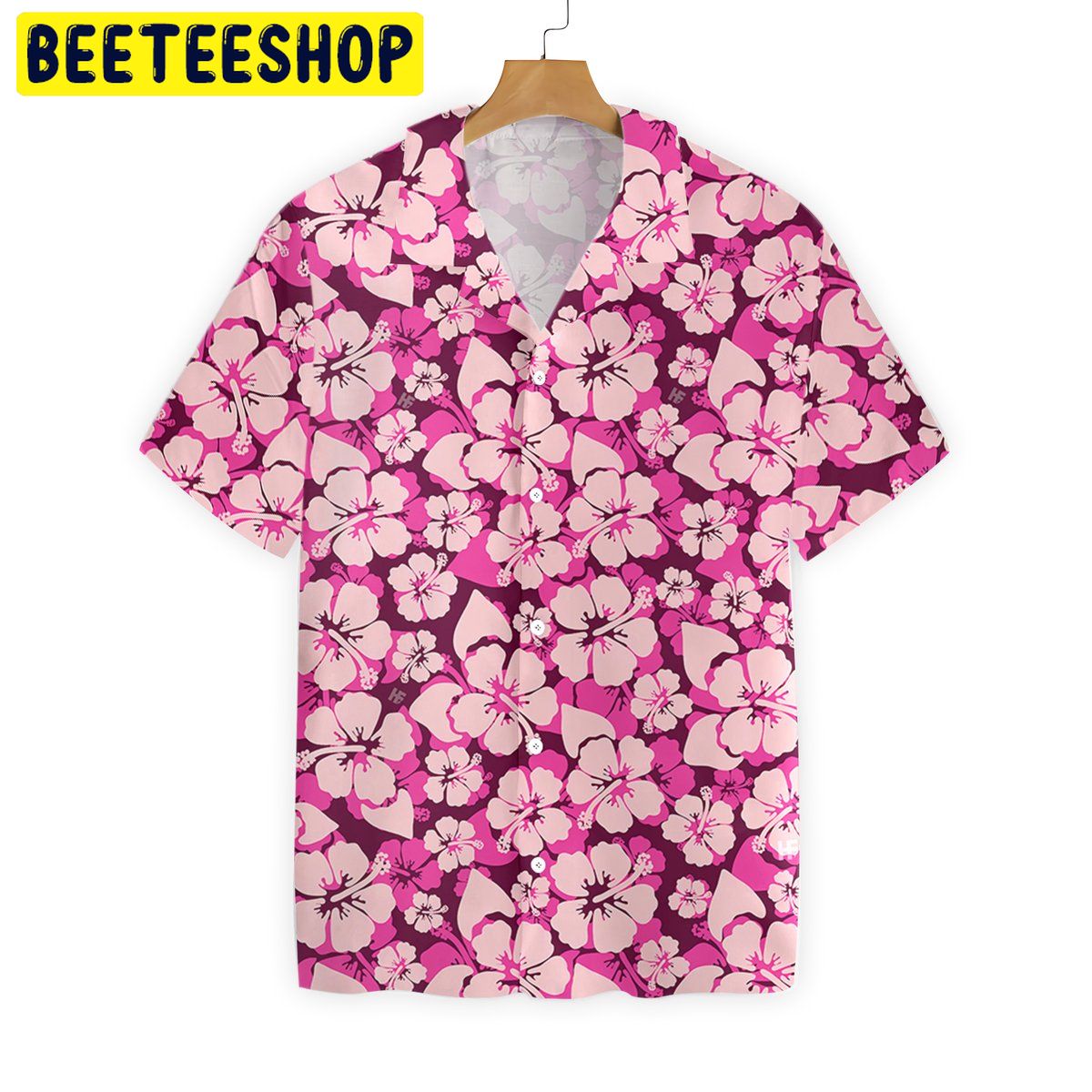 Cute Pink Flower Trending Hawaiian Shirt Cute Pink Flower Trending Hawaiian Shirt