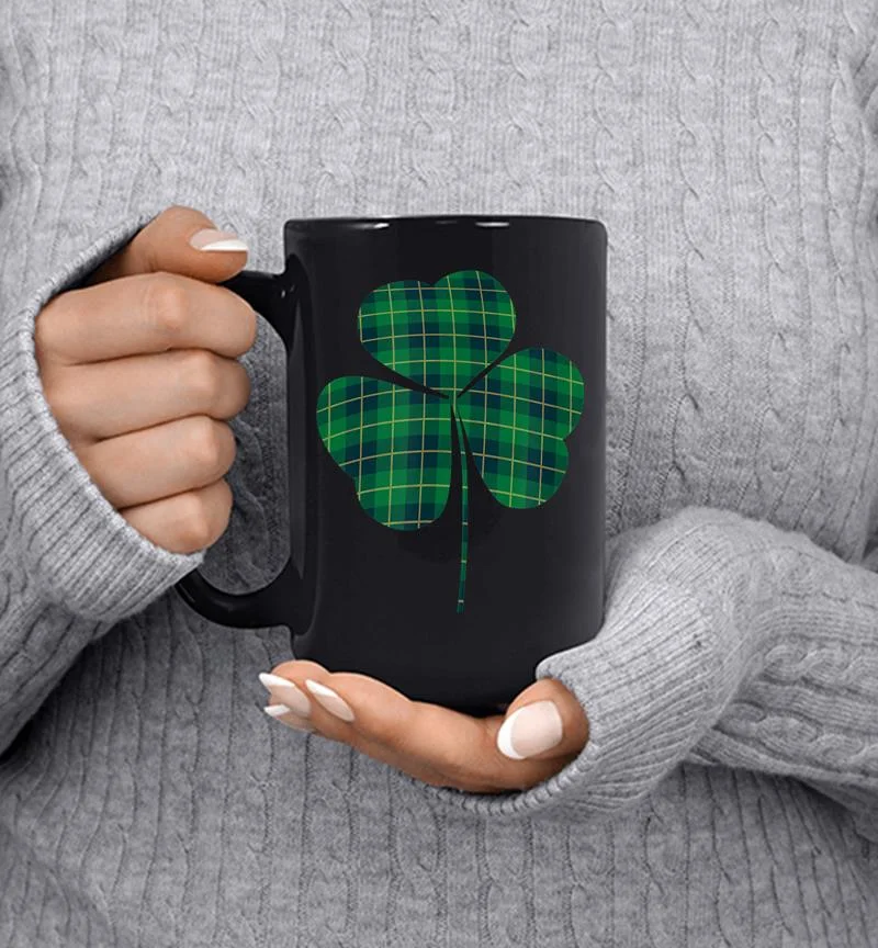 Cute Shamrock Buffalo Plaid St Patrick 039s Day Irish Love Mug Cute Shamrock Buffalo Plaid St Patrick 039s Day Irish Love Mug