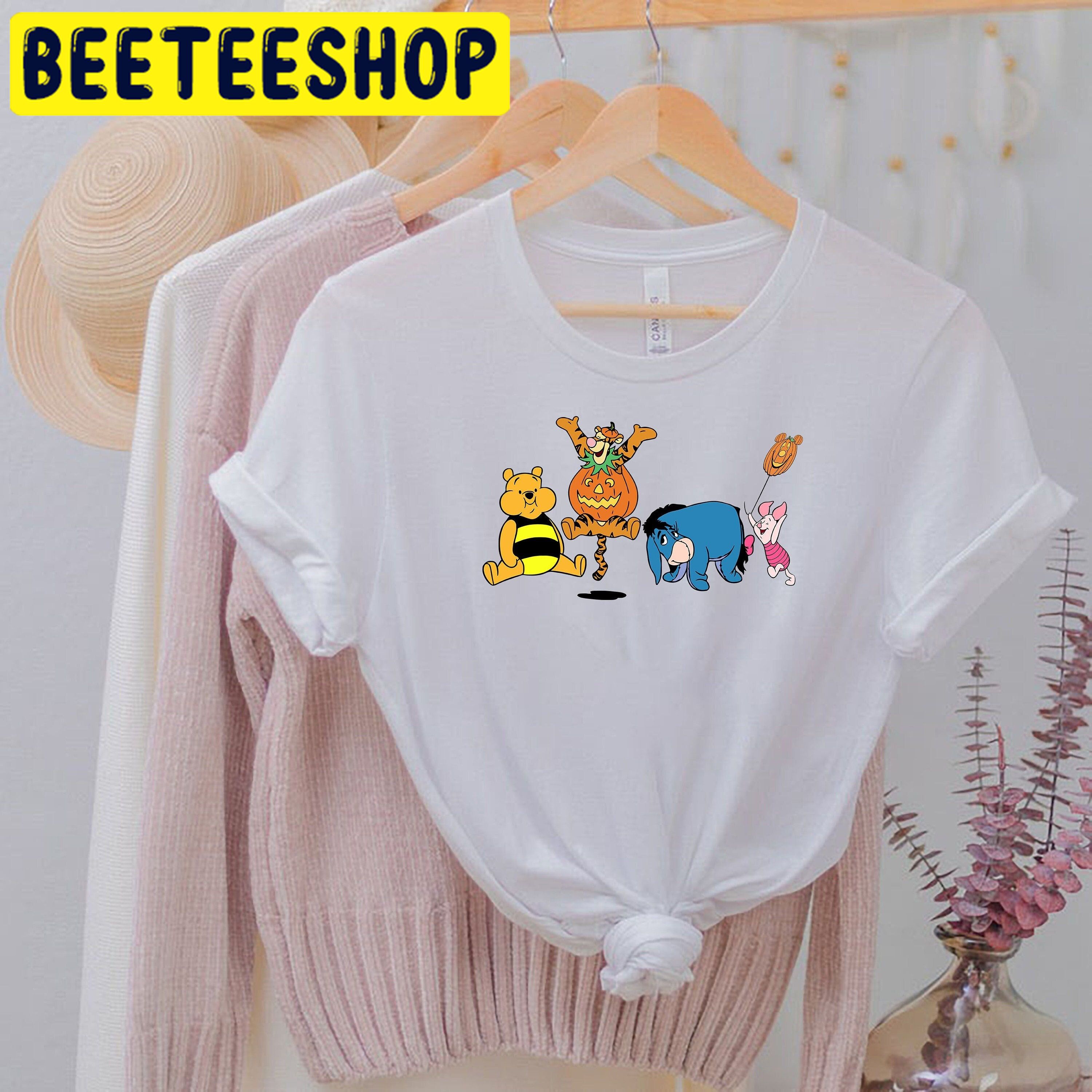 Cute Winnie The Pooh And Friend Halloween Trending Unisex Shirt Cute Winnie The Pooh And Friend Halloween Trending Unisex Shirt