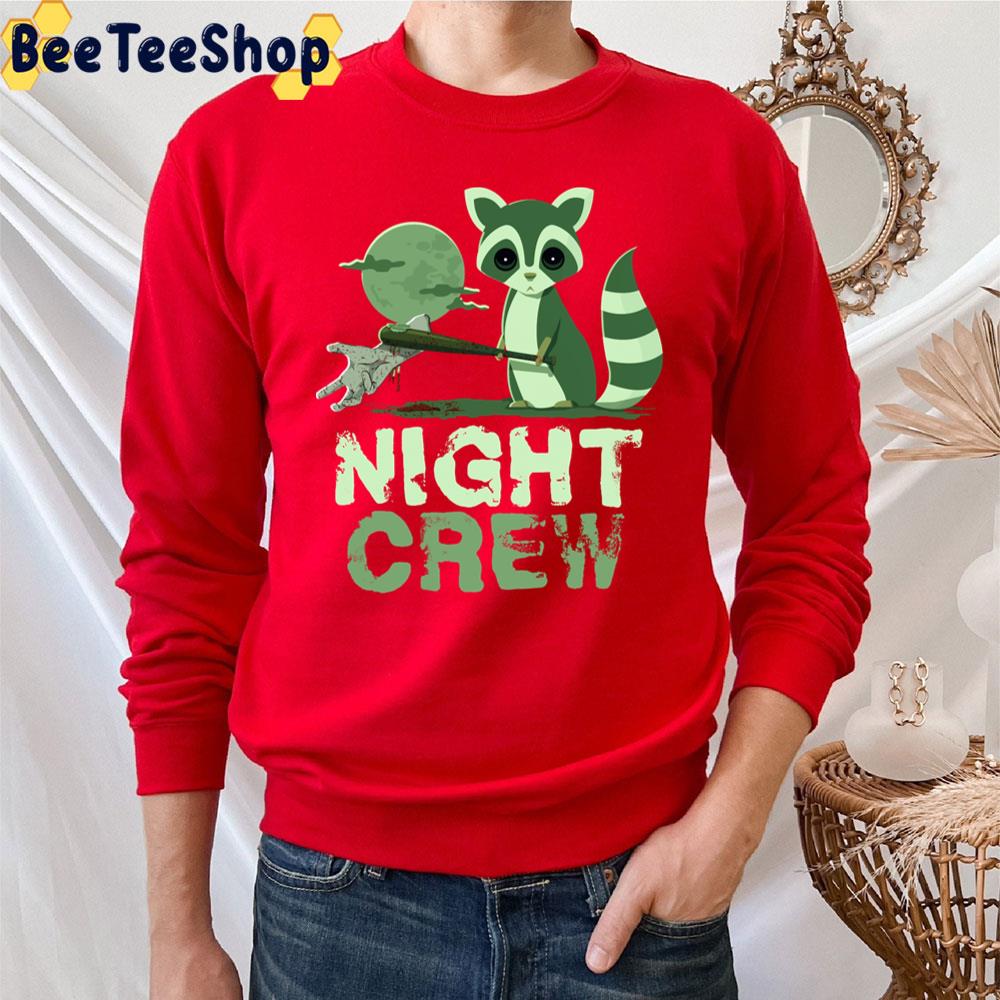 Cutest Raccoon Zombie Night Crew Halloween Trending Unisex T-Shirt Cutest Raccoon Zombie Night Crew Halloween Trending Unisex T-Shirt