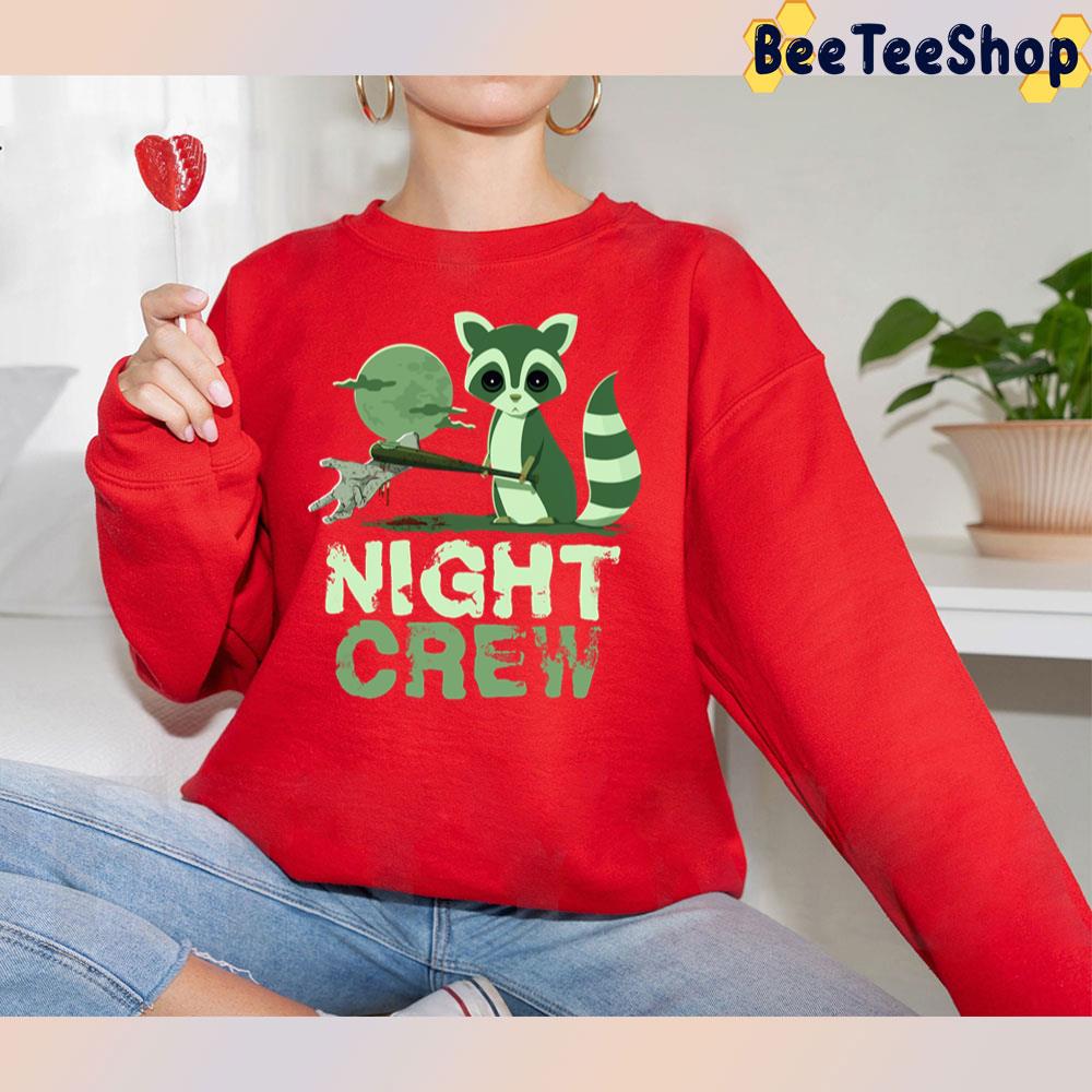 Cutest Raccoon Zombie Night Crew Halloween Trending Unisex T-Shirt Cutest Raccoon Zombie Night Crew Halloween Trending Unisex T-Shirt
