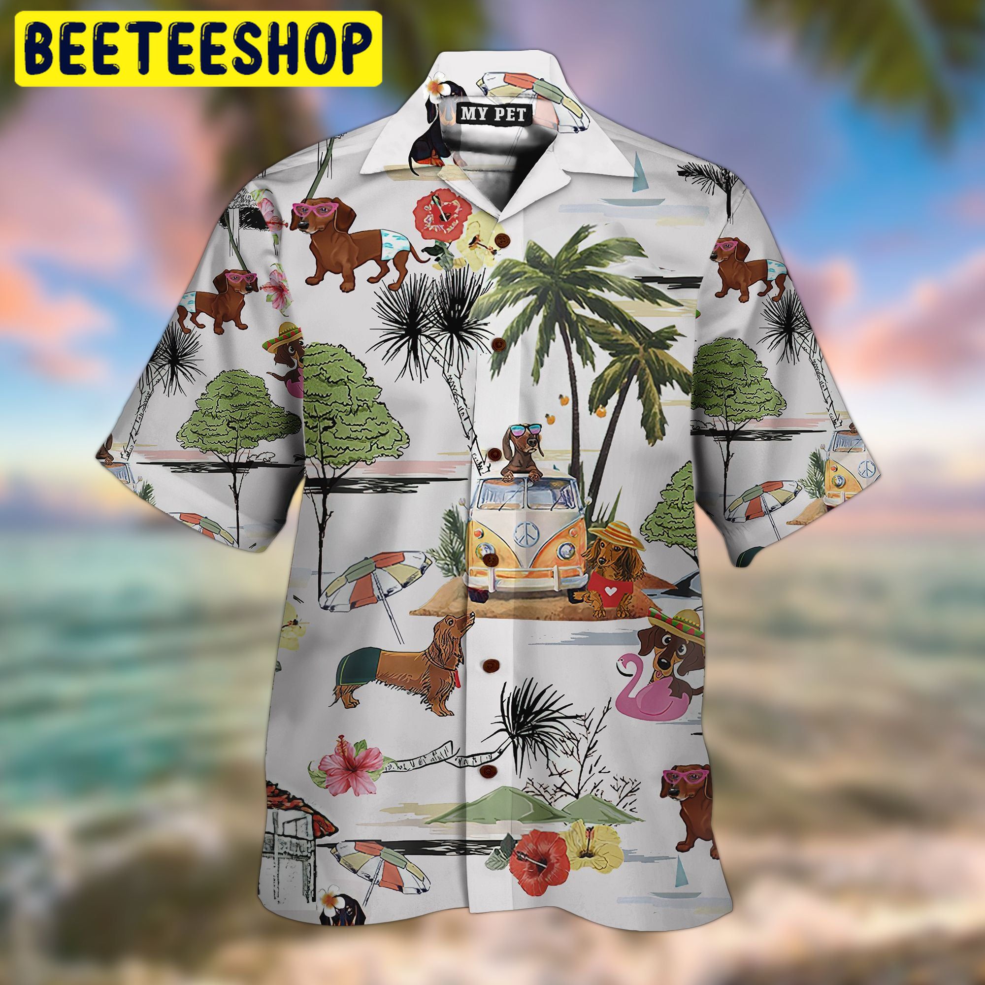 Dachshund 3D All Over Printed Trending Hawaiian Shirt Dachshund 3D All Over Printed Trending Hawaiian Shirt