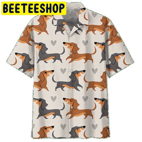 Dachshund Colorful Amazing Hawaiian Shirt Dachshund Colorful Amazing Hawaiian Shirt