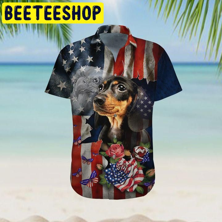 Dachshund Hawaiian Shirt 4359 Dachshund Hawaiian Shirt 4359