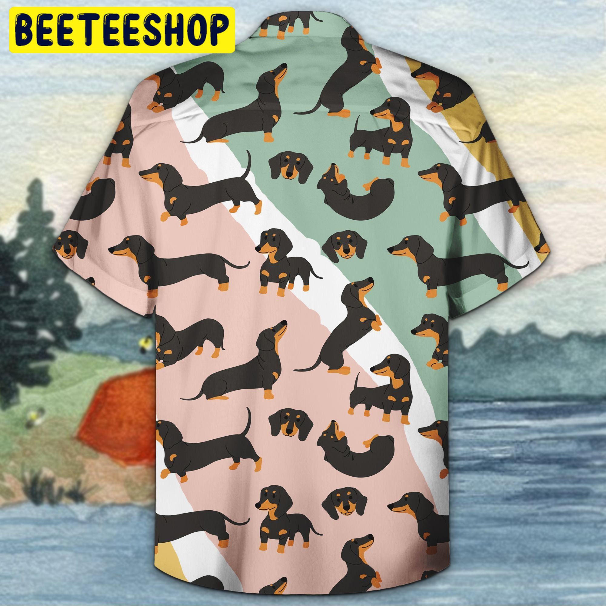 Dachshund So Cute 3D All Over Printed Trending Hawaiian Shirt Dachshund So Cute 3D All Over Printed Trending Hawaiian Shirt