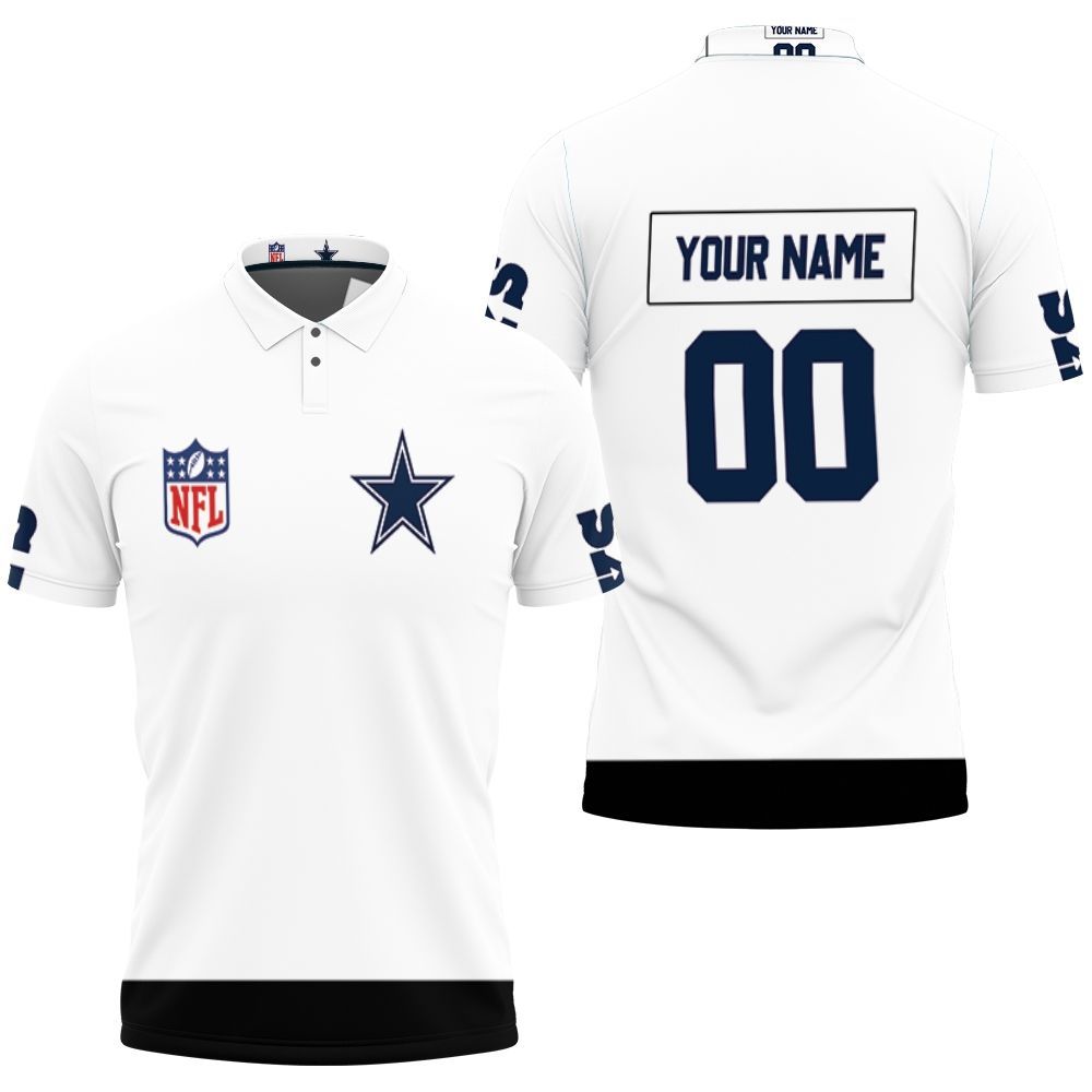 Dallas Cowboys Nfl Fan For Cowboys Lovers Jersey Style Personalized White 3D All Over Print Polo Shirt Dallas Cowboys Nfl Fan For Cowboys Lovers Jersey Style Personalized White 3D All Over Print Polo Shirt