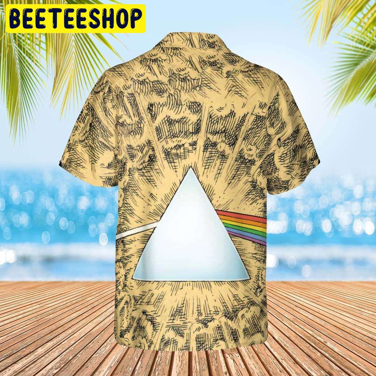 Dark Side Of The Moon Cartoon Style Hawaiian Shirt Dark Side Of The Moon Cartoon Style Hawaiian Shirt