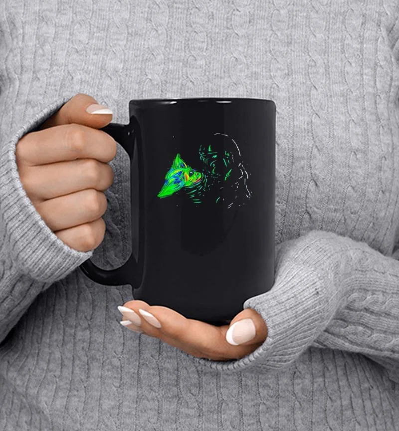 Darth Vader hugs Yoda Star Wars Mug Darth Vader hugs Yoda Star Wars Mug