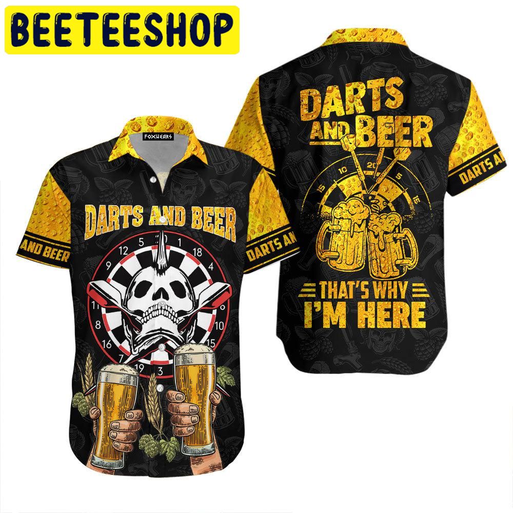 Darts And Beer That Why I Am Here Hawaiian Shirt Darts And Beer That Why I Am Here Hawaiian Shirt