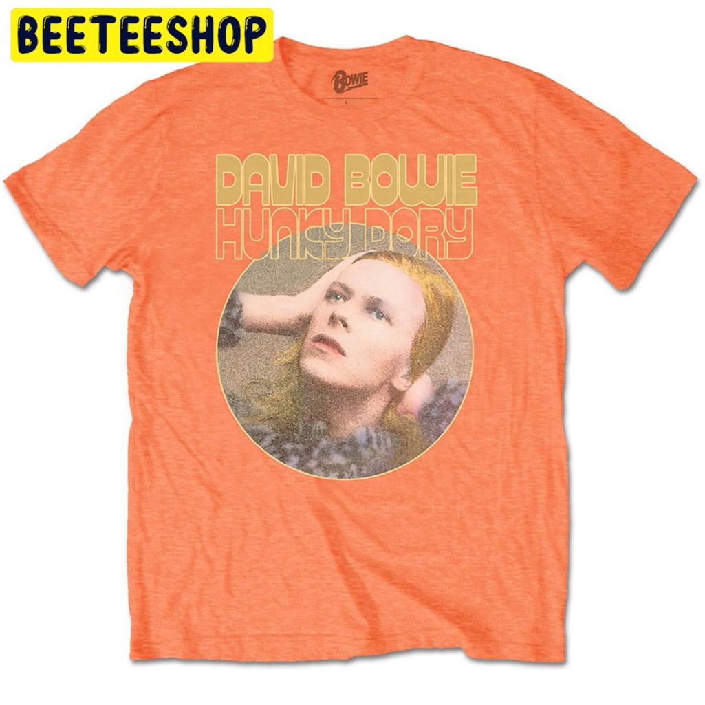 David Bowie Orange Hunky Dory Trending Unisex Shirt David Bowie Orange Hunky Dory Trending Unisex Shirt