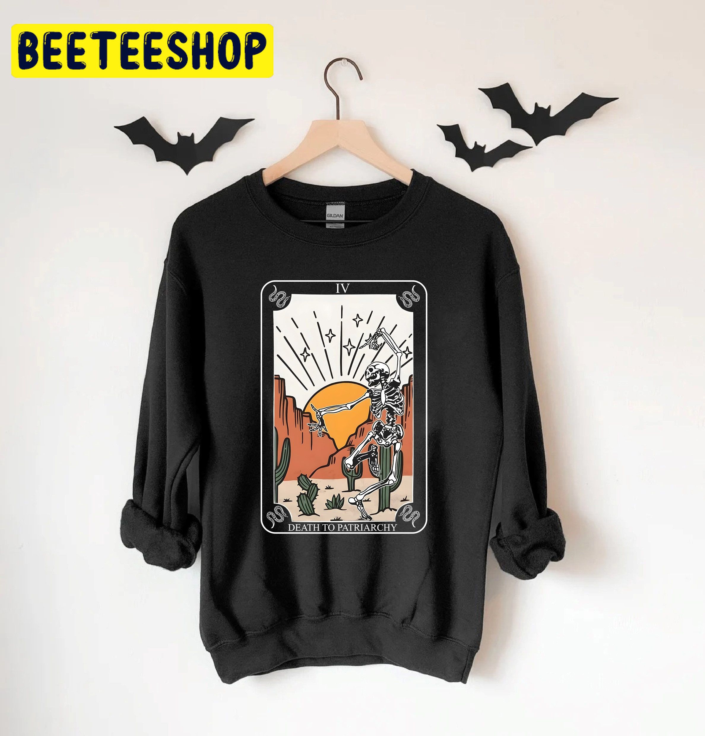 Death Of Patriarchy Feminist Tarot Card Trending Unisex Shirt Death Of Patriarchy Feminist Tarot Card Trending Unisex Shirt