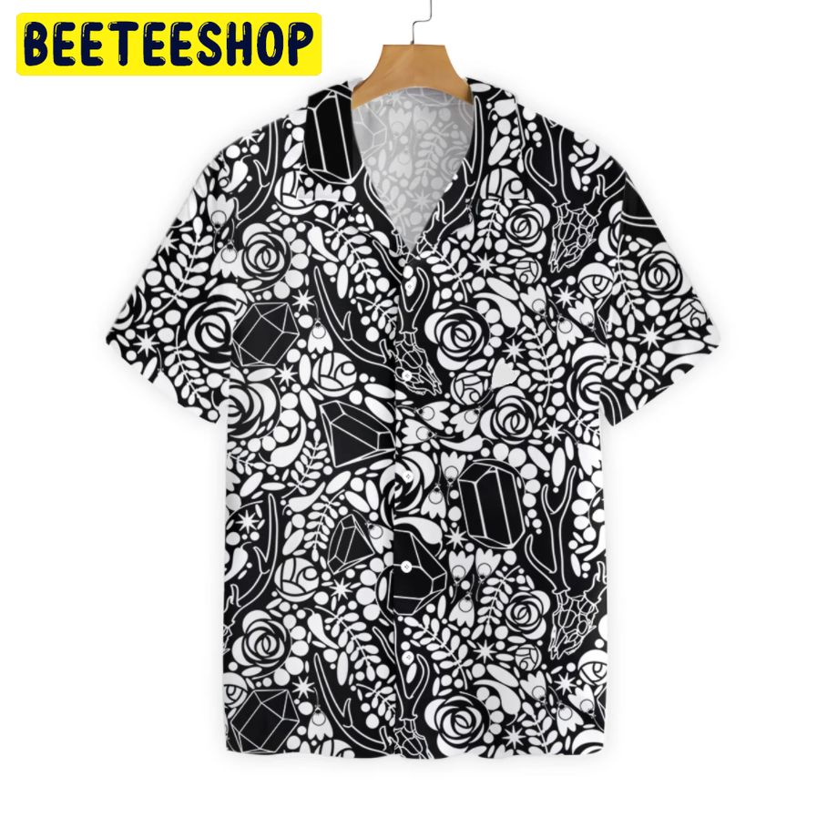 Deer Skull Crystal Seamless Pattern Trending Hawaiian Shirt Deer Skull Crystal Seamless Pattern Trending Hawaiian Shirt