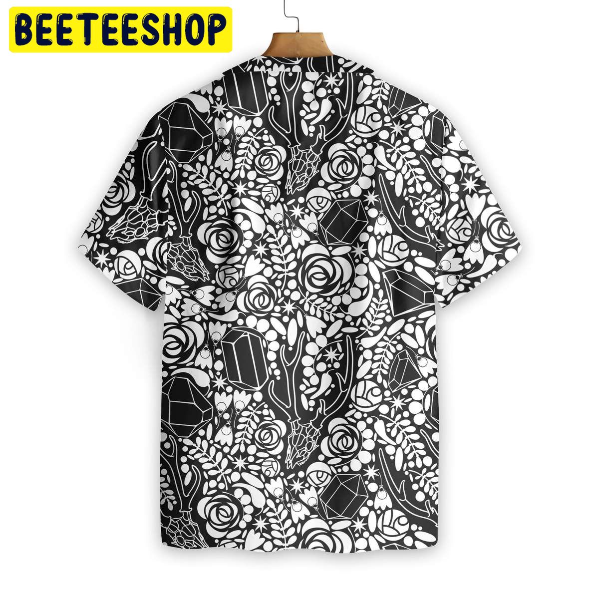 Deer Skull Crystal Seamless Pattern Trending Hawaiian Shirt Deer Skull Crystal Seamless Pattern Trending Hawaiian Shirt
