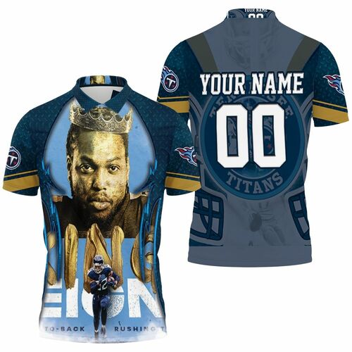Derrick Henry King 22 Tennessee Titans Afc South Division Champions Personalized 3D All Over Print Polo Shirt Derrick Henry King 22 Tennessee Titans Afc South Division Champions Personalized 3D All Over Print Polo Shirt
