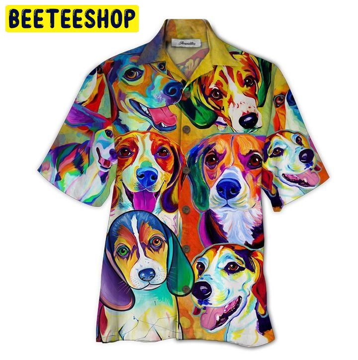 Design Beagle 3D All Over Printed Trending Hawaiian Shirt Design Beagle 3D All Over Printed Trending Hawaiian Shirt