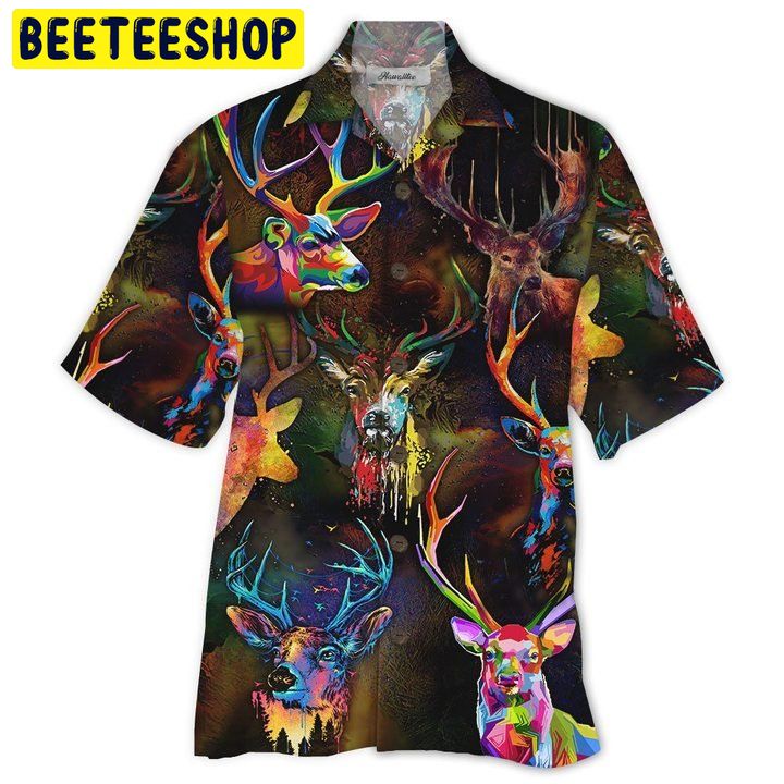 Design Deer 3D All Over Printed Trending Hawaiian Shirt Design Deer 3D All Over Printed Trending Hawaiian Shirt