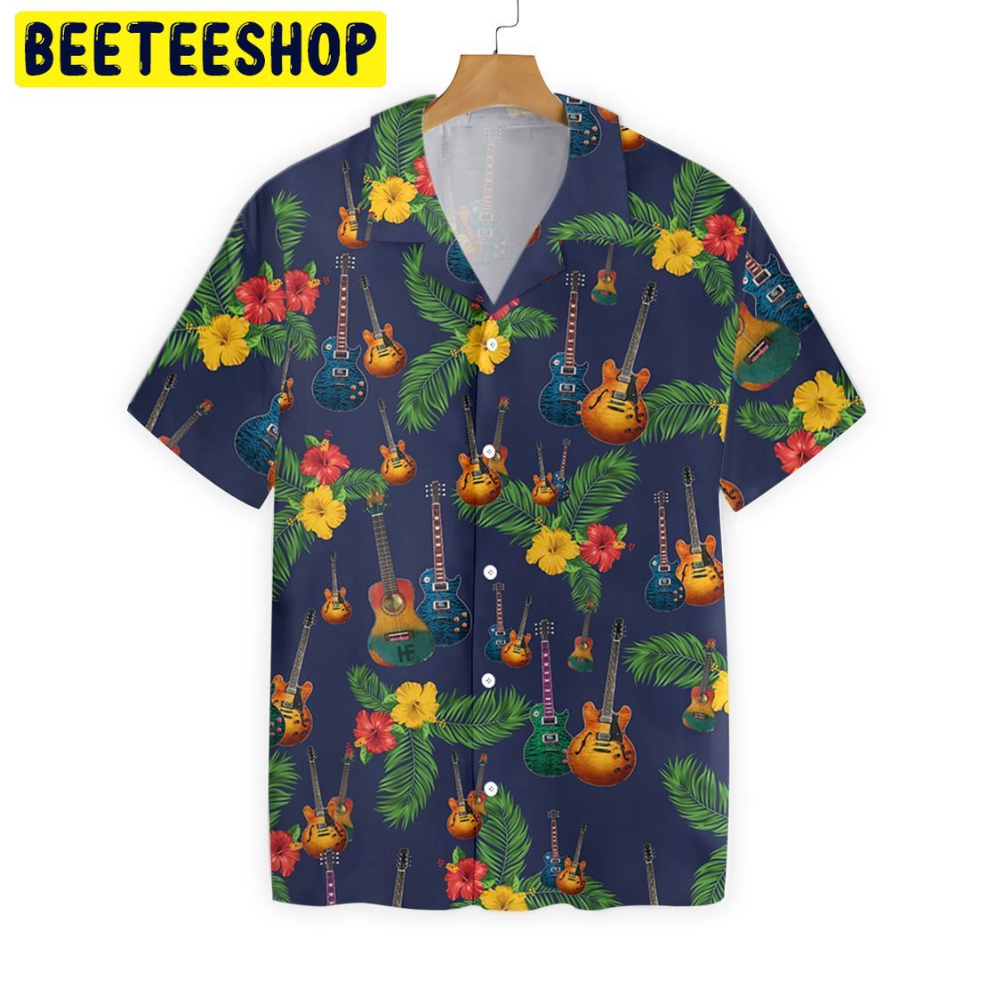 Design Guitar 3D All Over Printed Trending Hawaiian Shirt Design Guitar 3D All Over Printed Trending Hawaiian Shirt