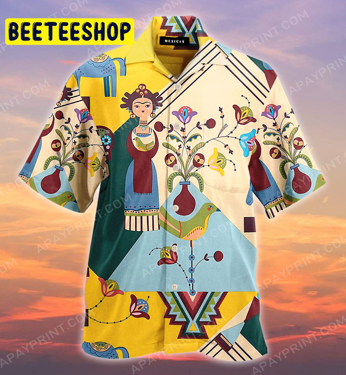 Design Mexican Inspired Trending Hawaiian Shirt Design Mexican Inspired Trending Hawaiian Shirt