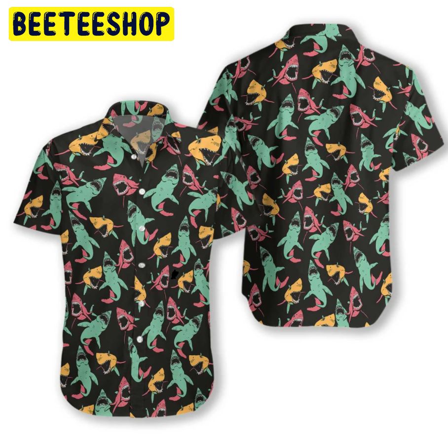 Design Shark Trending Hawaiian Shirt Design Shark Trending Hawaiian Shirt