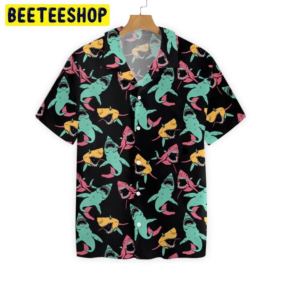 Design Shark Trending Hawaiian Shirt Design Shark Trending Hawaiian Shirt