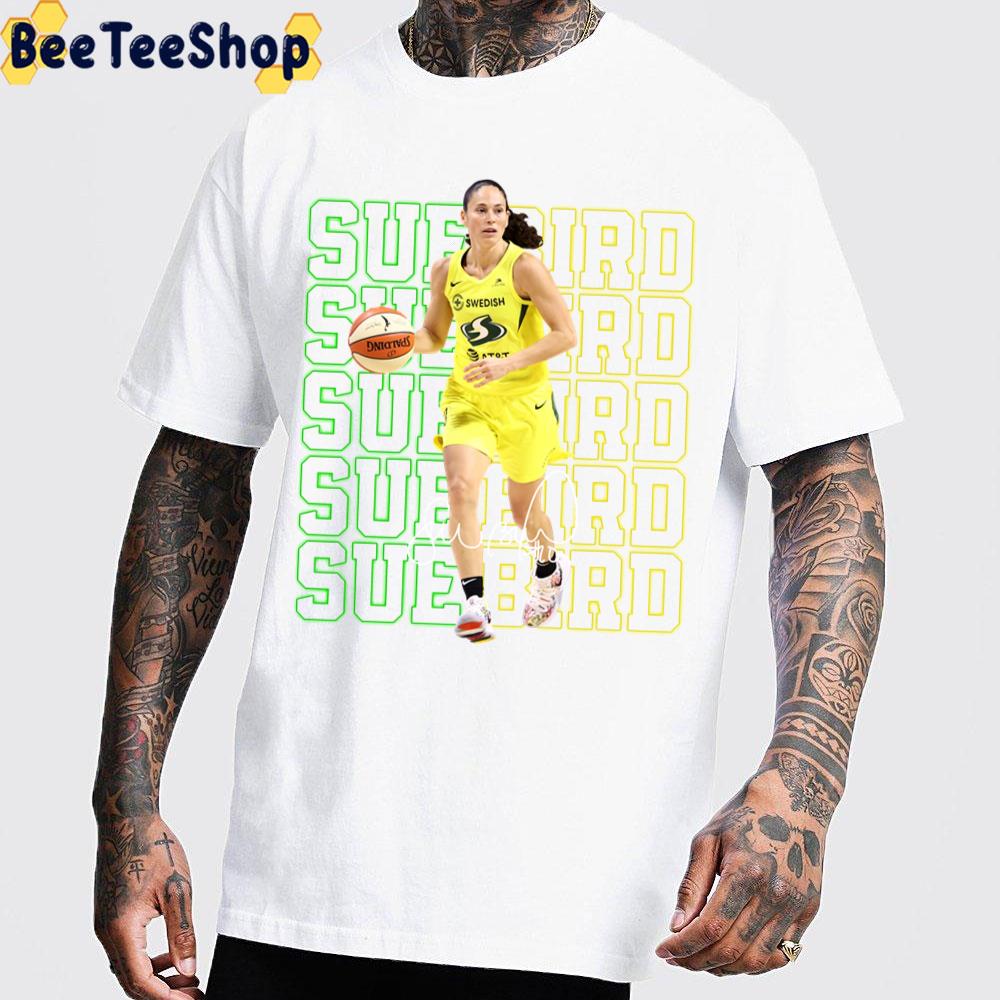 Digital Sue Bird Legend Basketball 3000 Assists Signature Trending Unisex T-Shirt Digital Sue Bird Legend Basketball 3000 Assists Signature Trending Unisex T-Shirt