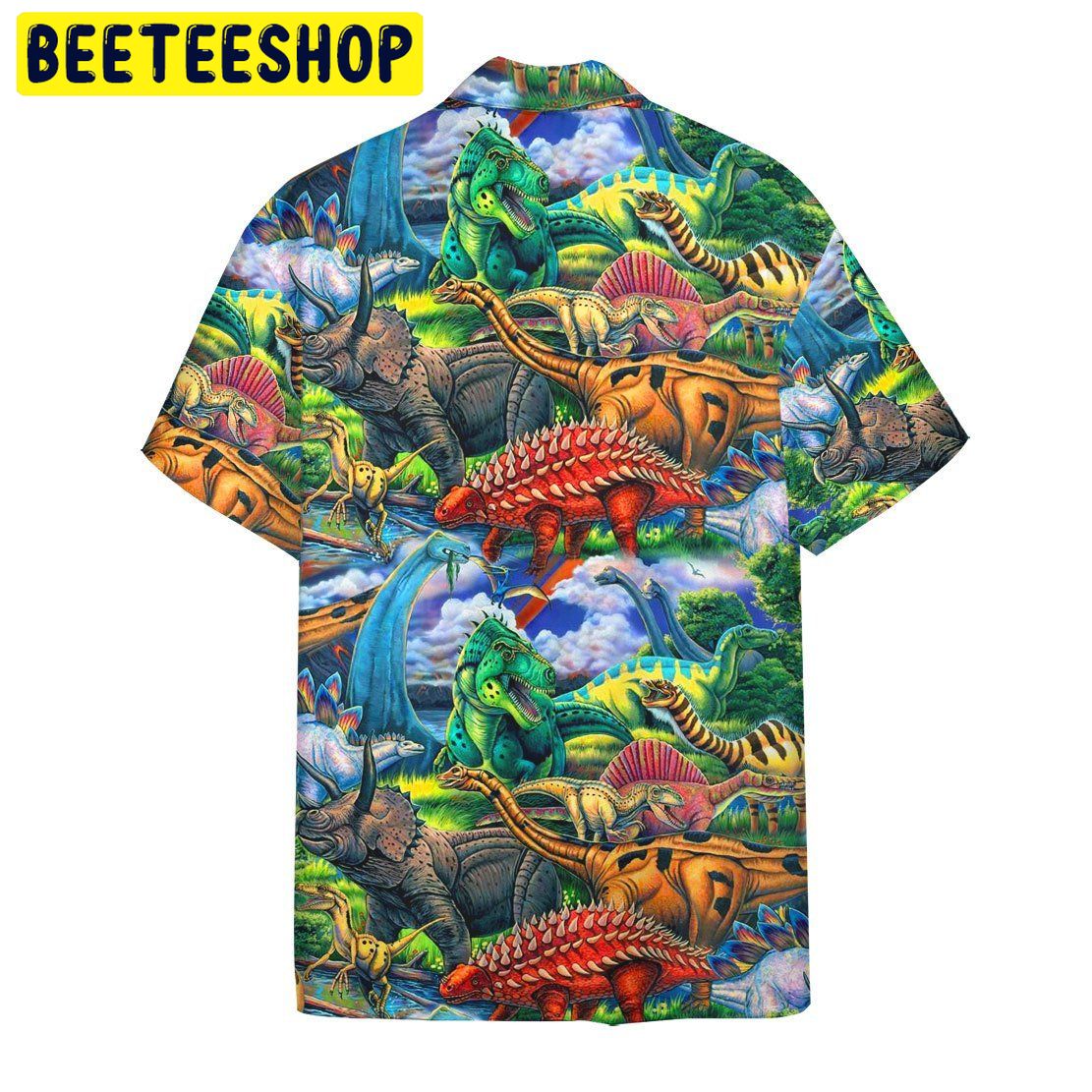 Dinosaur 3D All Over Printed Trending Hawaiian Shirt Dinosaur 3D All Over Printed Trending Hawaiian Shirt